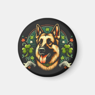 Deutsche Hirte St Patrick's Day Shepherd Dog Gesch Magnet