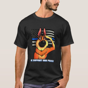 Deutsche Hirte Unsere Polizei K9 Salute T-Shirt