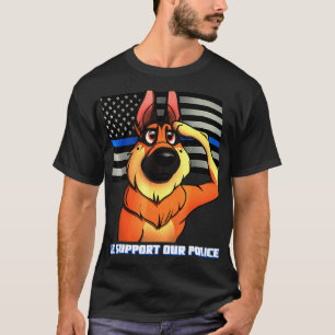 Deutsche Hirte Unsere Polizei K9 Salute T-Shirt
