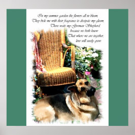 Deutsche Hirten Liebe Geschenke Poster