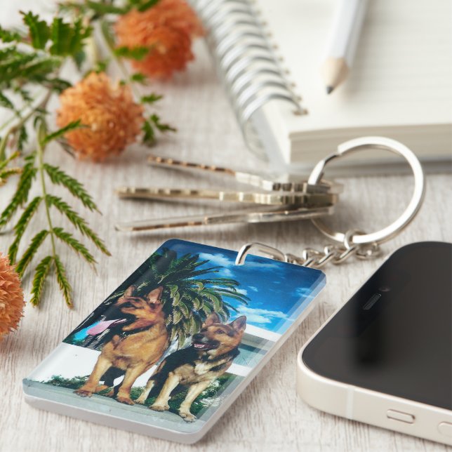 Deutsche Hirtengruppe Schlüsselanhänger (Vorderseite rechts)