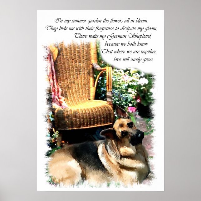 Deutsche Hirtenkunst Print Poster (Vorne)