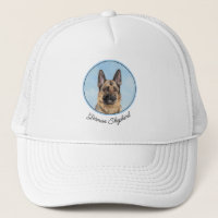 Deutsche Hirtenmalerei - Niedliche Original Hunde-