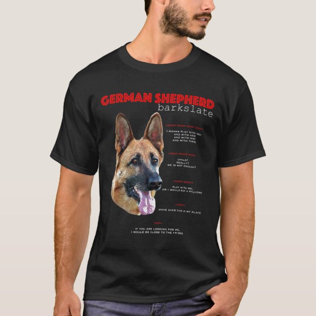 Deutsche Hirtenübersetzung T-Shirt (Vorderseite)