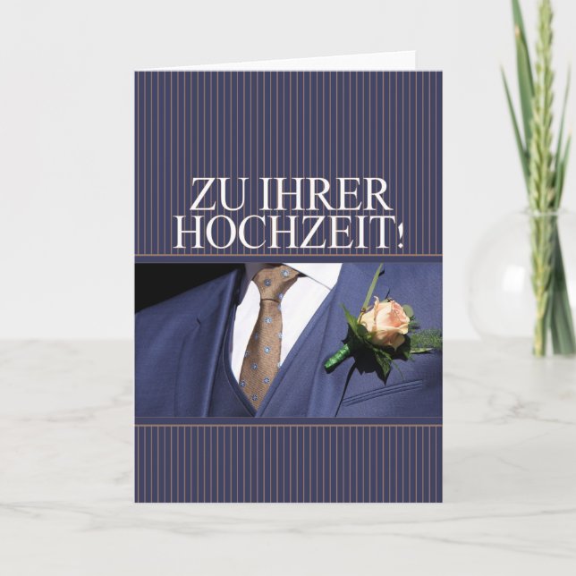 Deutsche Hochzeiten Karte (Vorderseite)