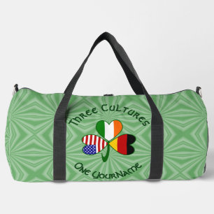 Deutsche Irische Amerikanische Flaggen Kleeblatt P Duffle Bag