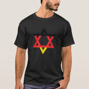 Deutsche Juden Halb Juden Israel Star David Purim T-Shirt