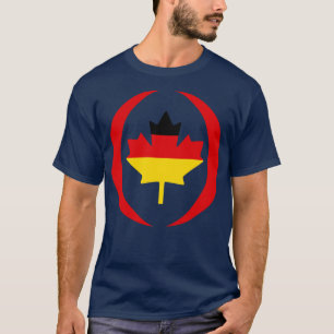 Deutsche Kanadische Multinationale Patriot Flag Se T-Shirt