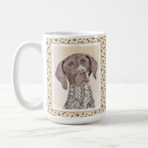 Deutsche kurzhaariger Zeiger-Malerei - Hundekunst Kaffeetasse