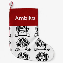 Deutsche Kurzhahn-Socken Maßgeschneidert Kleiner Weihnachtsstrumpf