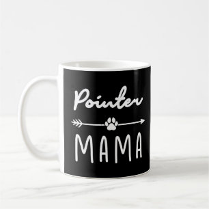 Deutsche Kurzläuferin Mama Niedlicher Zeigefinger Kaffeetasse