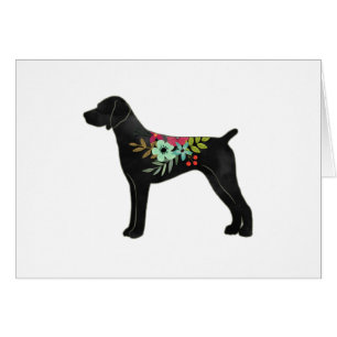 Deutsche Kurzpointer-Boho-Silhouette