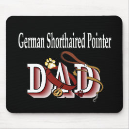 Deutsche Kurzpointer-Vater-Geschenke Mousepad
