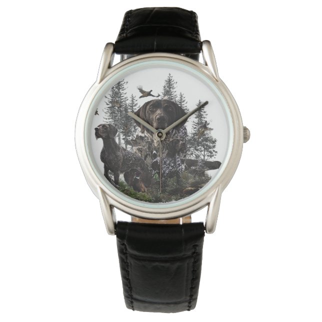 Deutsche Kurzzeiger (APS) Armbanduhr (Vorderseite)