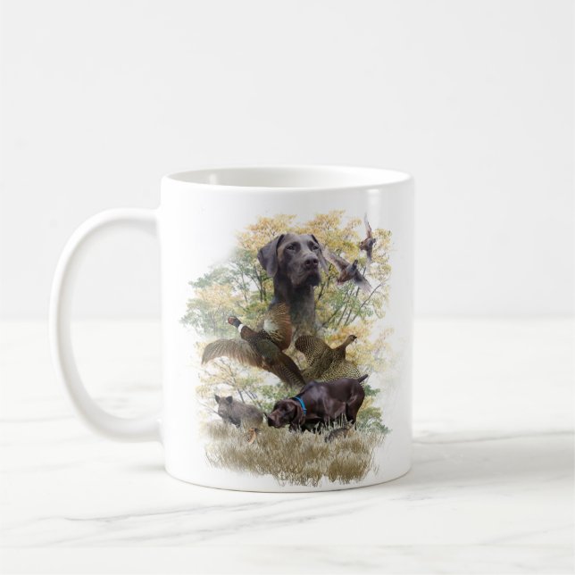 Deutsche Kurzzeiger (APS) Kaffeetasse (Links)