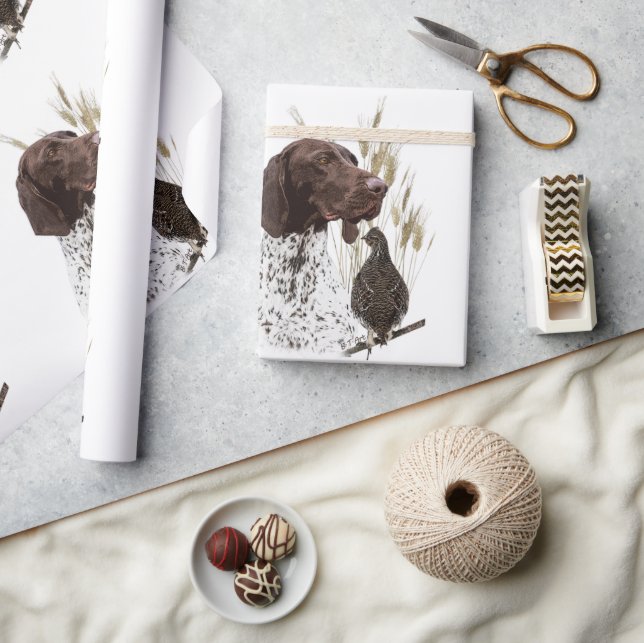 Deutsche Kurzzeiger (APS) Postkartenkaffee Geschenkpapier (Kunsthandwerk)