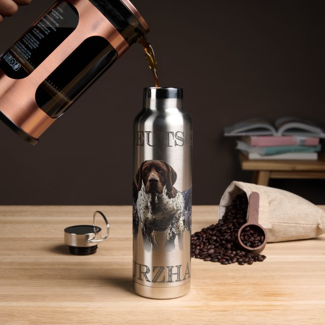 Deutsche Kurzzeiger (APS) Trinkflasche (Kaffee)