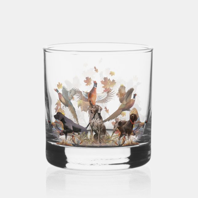 Deutsche Kurzzeiger (APS) Whiskyglas (Vorderseite)