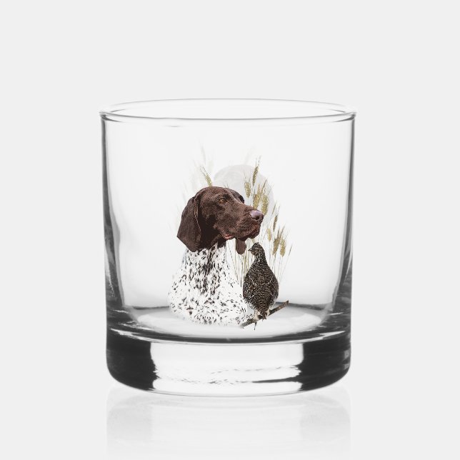Deutsche Kurzzeiger (APS) Whiskyglas (Vorderseite)