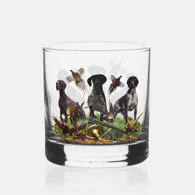 Deutsche Kurzzeiger (APS) Whiskyglas (Vorderseite)