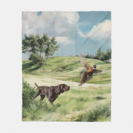 Deutsche Kurzzeiger Fleecedecke