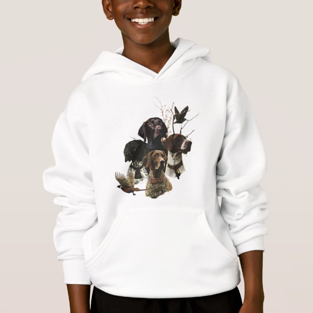 Deutsche Kurzzeiger Hoodie (Vorderseite)