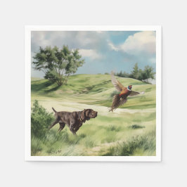 Deutsche Kurzzeiger Serviette