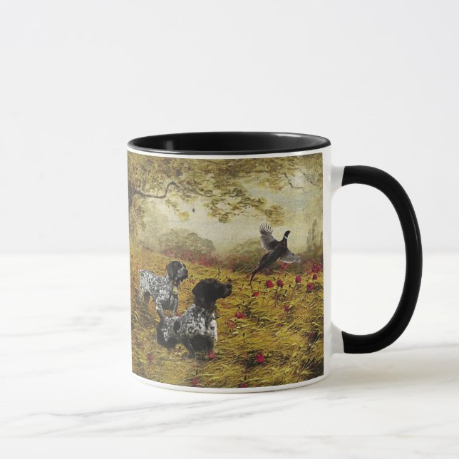 Deutsche Kurzzeiger Tasse (Rechts)