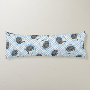 Deutsche Kurzzeitermalerei Original Art Seitenschläferkissen