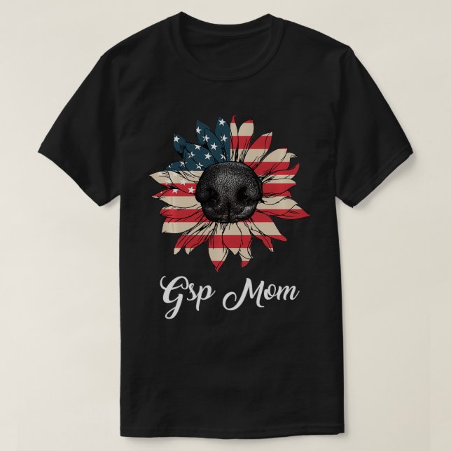 Deutsche Kurzzeitpointer Liebe APS MAMA Mutter Kur T-Shirt (Design vorne)