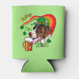 Deutsche Kurzzeitpointer St Patricks Day Dosenkühler