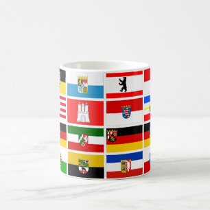 Deutsche Länder-Staats-Flaggen Tasse