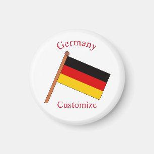 Deutsche Landesflagge Thunder_Cove Magnet