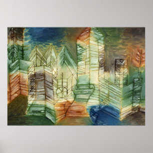 Deutsche Landschaft von Paul Klee Poster