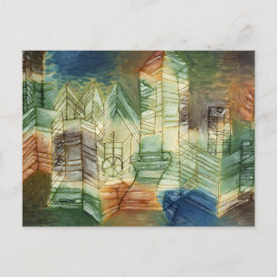 Deutsche Landschaft von Paul Klee Postkarte