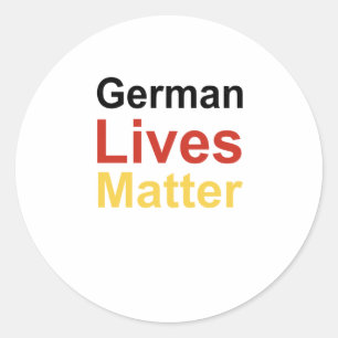 Deutsche Liveaufkleber Runder Aufkleber