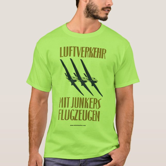 Deutsche Luftfahrt - 1919 Junkers T-Shirt (Vorderseite)