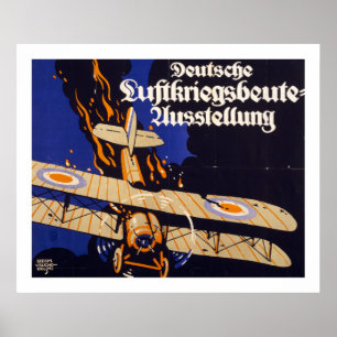 Deutsche Luftskreigsbeute (weiß) Poster