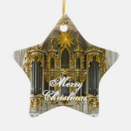 Deutsche Organ Weihnachtsverzierung Keramik Ornament