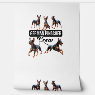 Deutsche Pinscher Crew Tapete