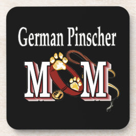 Deutsche Pinscher Mama Geschenke Getränkeuntersetzer