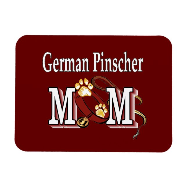 Deutsche Pinscher Mama Geschenke Magnet (Horizontal)