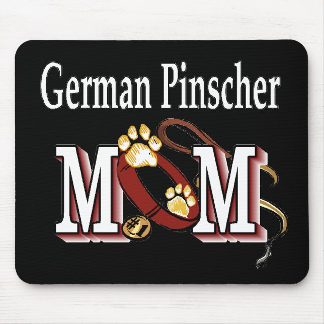 Deutsche Pinscher MAMA Geschenke Mousepad (Vorne)