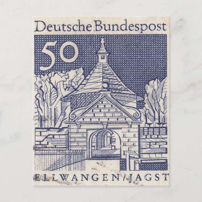 Deutsche Post Briefmarke Bundespost (Vorderseite)