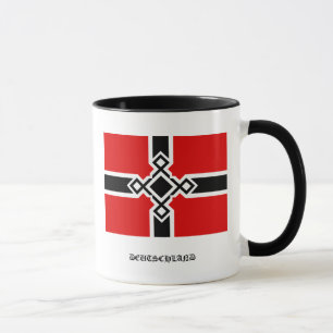 Deutsche Rune-Kreuz-Flaggen-Tasse Tasse
