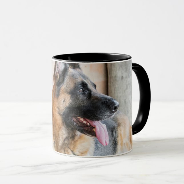 Deutsche Schafe im Wasserbecken Tasse (VorderseiteRechts)