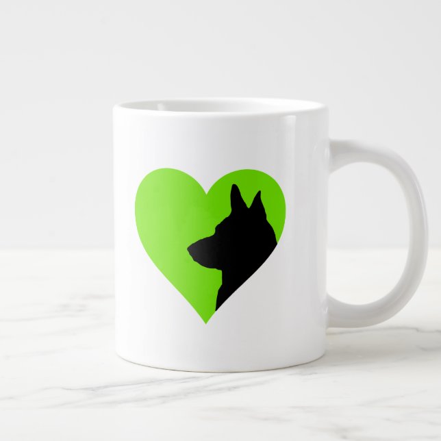 Deutsche Schäfer-Tasse Jumbo-Tasse (Rechts)