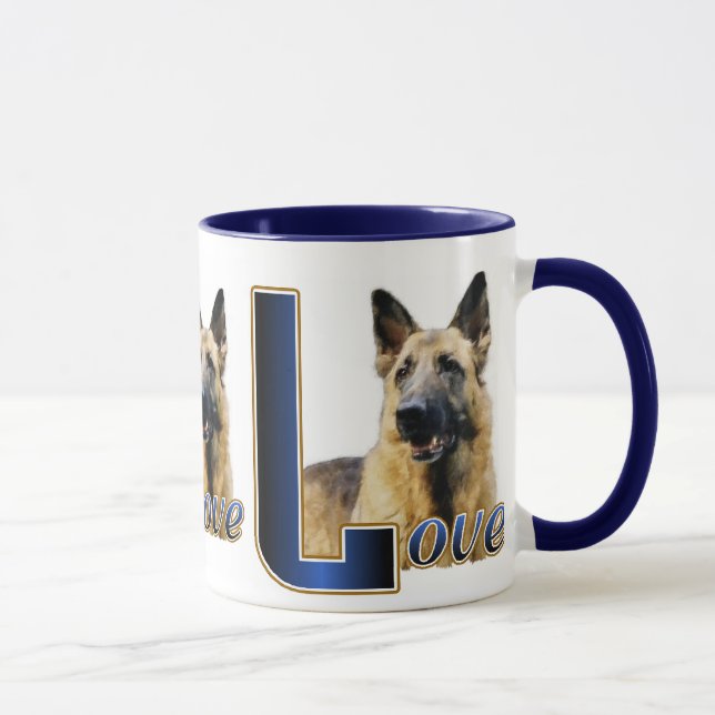 Deutsche Schäfergeschenke, Deutsche Schäferhirde-T Tasse (Rechts)