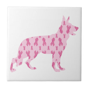 Deutsche Schäferhirte rosa Krebserkrankungen Fliese