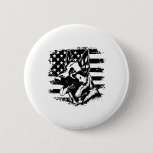 Deutsche Schäferhirte US-Flagge Sungles Patriotic Button